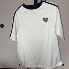 ホワイト ラグランスリーブ Tシャツ