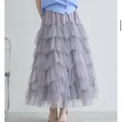 美品　&. NOSTALGIA LAYERED TULLE SKIRTのサムネイル