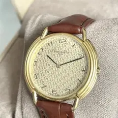 稼動品　クリスチャンディオール　Dior 総柄文字盤　ゴールド　ボーイズ　腕時計のサムネイル