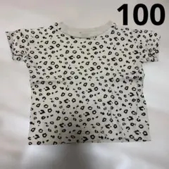 ヒョウ柄 Tシャツ 100cm 半袖 お着替え 着替え 保育園 幼稚園