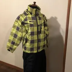 150cm PERSON'S チェック柄スキーウェア (子ども用)