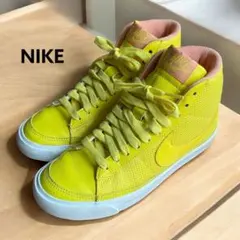 美品　NIKE BLAZER MID ブレーザーミッド　イエロー 23.5 cm