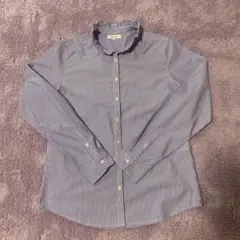 earth music&ecology ストライプ長袖シャツ S