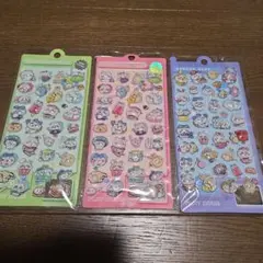 ちいかわのボンボンドロップシール、ウォーターシール　３枚セット（2種類）