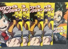 僕のヒーローアカデミア　JC柄クリアファイルコレクション第1弾×5、第2弾×1