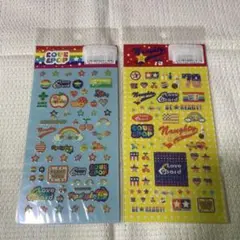 【平成レトロ シール】2点セット‼️キラキラ✨️レトロポップ