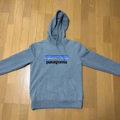 patagonia グレー フード付きパーカー　sサイズ