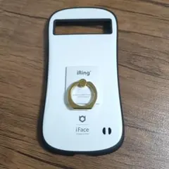 Google pixel 7a iFace ケース バンカーリング ホワイト