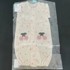 【新品】アカチャンホンポ　半袖ドレスオール 50~60 吸水速乾　綿100%