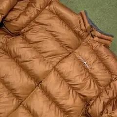 良品★モンベル★ライトアルパインダウンジャケット★XL★オレンジ★ふかふかダウン