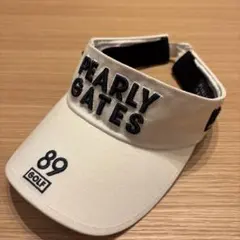 PEARLY GATES ゴルフ サンバイザー ホワイトのサムネイル