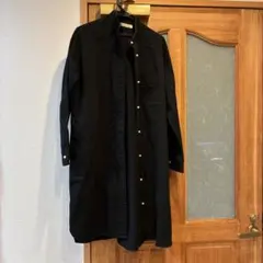 BLANC basque ブランバスク デニムシャツ　パールボタン　ブラック