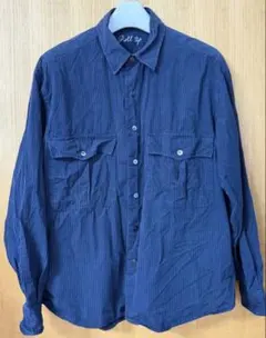 ポータークラシック　ストライプ　ロールアップシャツ　XS PORTER