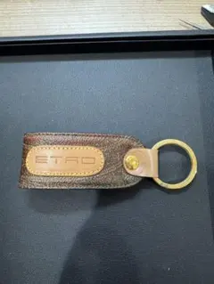 ETRO エトロ キーホルダー キーリング ペイズリー柄