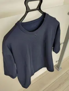 CHRISTIAN ORANI 無地Tシャツ Ｌサイズ ネイビー