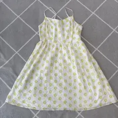 OLD NAVY 花柄刺繍 キャミソールワンピース ホワイトのサムネイル