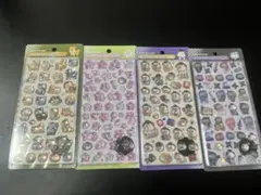 【正規品】和柄 ボンボンドロップシール ４枚セット 相撲 忍者 桜 柴犬