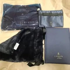 LANVIN en Bleu ミラー ティッシュポーチ ケース 3点セット 付録のサムネイル