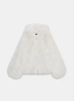 ZARA♡フェイクファー フード付きコート M-Lサイズ最終値下げ