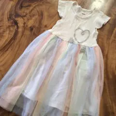 SHEIN ハートモチーフ チュール　ワンピース 120