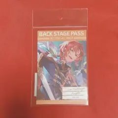 月永レオ あんスタ 展示会 10周年 バックステージPASS風ステッカー