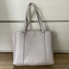 COLE HAAN ハンドバッグ レザー ライトグレーのサムネイル