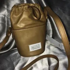 Maison Margiela 5ACバケットバッグ ダークブラウン ゴールド - メルカリ