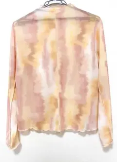 H&M シアーシャツ トップス カラー プリント