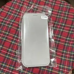 iPhone 15 Pro用 ケース グレー 手帳型 カード収納