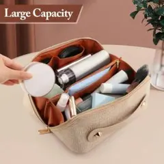 ♡最終値下げ♡化粧ポーチ 大きめ - 大容量 メイクポーチ ゴールド キラキラ