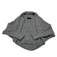 【ナチュラル】ALPACA HOUSE アルパカ混 ニットカーディガン M