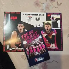 東京グレートベアーズ　ALVARK TOKYO 　コラボ　ハガキ