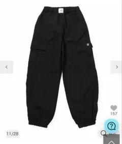 algy カーゴパンツ ブラック 130cmのサムネイル