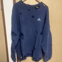 adidas vintage ダメージ ボロ スウェット 3本線 O 2025年最新】ボロスウェット adidasの人気アイテム - メルカリ