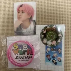 Snow World 佐久間大介 ラバーバンドステッカー チラ見カード