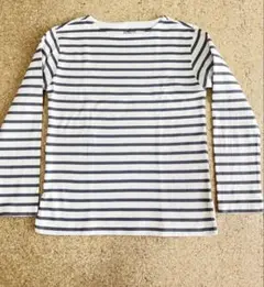 無印良品 太番手ボートネック長袖Tシャツ レディースS