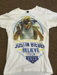 vintage young Justin Bieber Tシャツ ホワイト - メルカリ