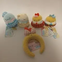 すみっコぐらし　てのりぬいぐるみ等5点セット