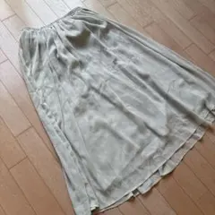 シフォンロングスカート　earth music &ecology