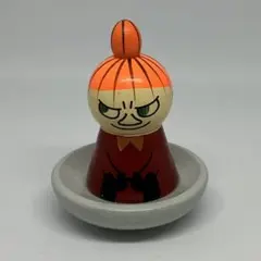 MOOMINムーミンマスコットフィギュアスタンプ リトルミイ　お皿