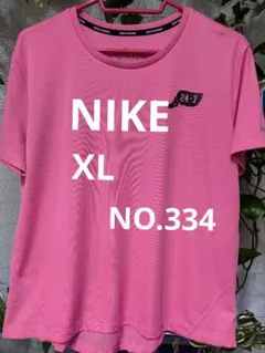 NIKE RUNNING 半袖Tシャツ ピンク XL　NO.334