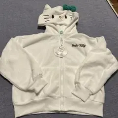 Hello Kitty ホワイト パーカー 140サイズNo.601