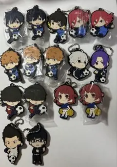 ブルーロック ラバーキーホルダー16個セット