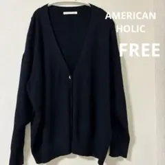 AMERICAN HOLIC カーディガン ネイビー