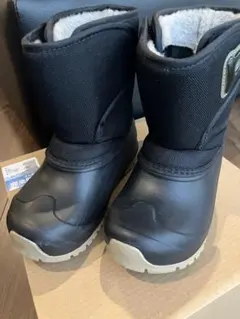 ⭐︎美品　スノーブーツ#ブラック#17-18センチ