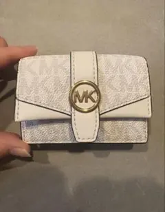 Michael Kors ホワイト 三つ折り財布