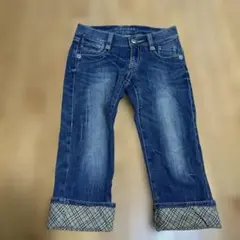 BURBERRY BLUE LABEL デニムパンツ ノバチェック　　サイズ34