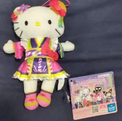 ピューロランドコラボレーション　ライブキャラぬいぐるみ　キティ