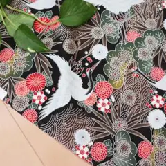 ラスト1点☆Japanese cut cloth鶴 約110cm×約200cm