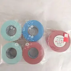 mizutama×ぷんぷく堂　ラベラーロールシール 5巻セットで